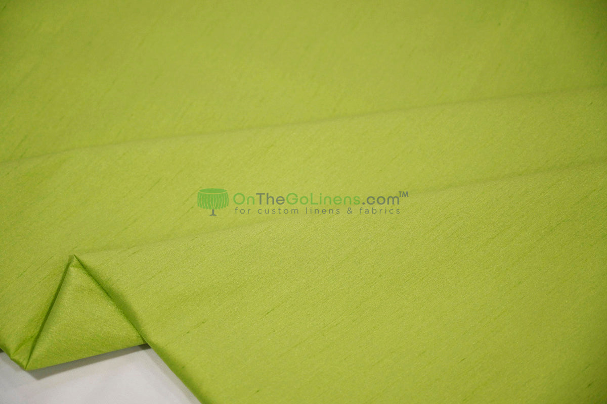 Faux Dupioni Silk Fabric | Imitation Dupioni Silk Fabric by the Yard | 54" Wide | 100% Polyester |