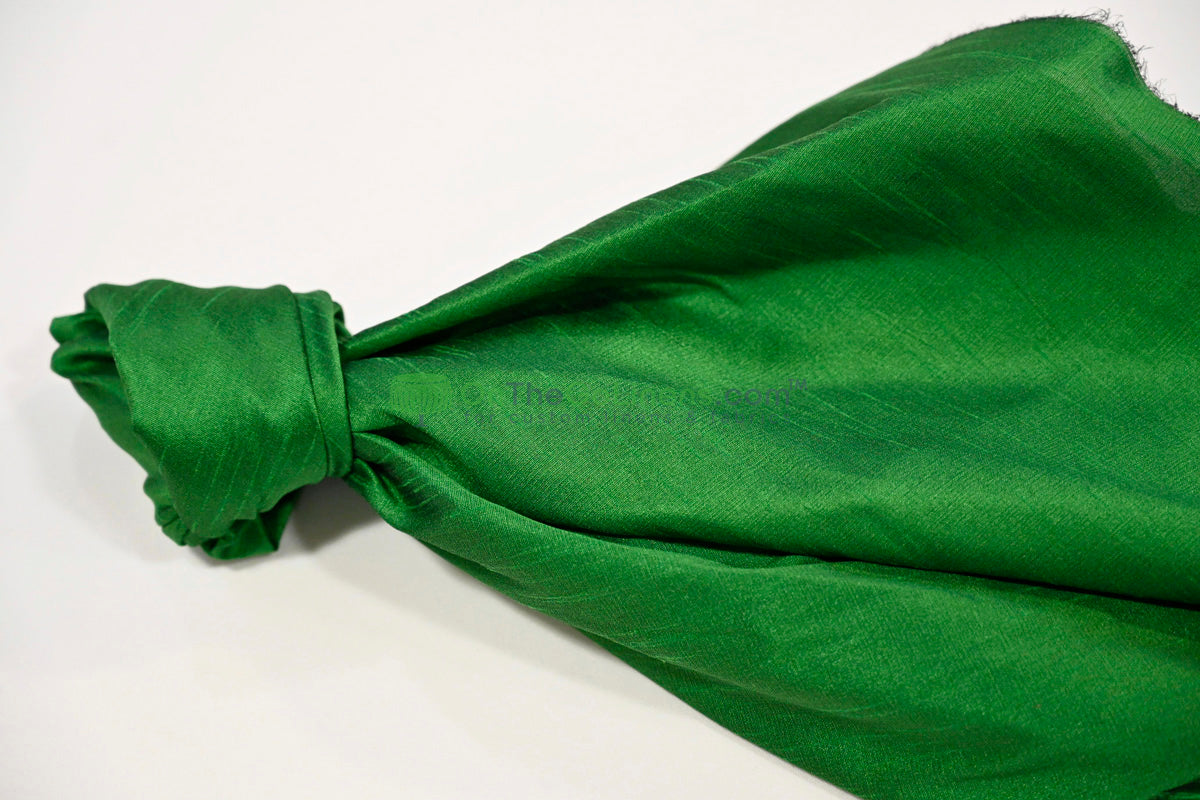 Faux Dupioni Silk Fabric | Imitation Dupioni Silk Fabric by the Yard | 54" Wide | 100% Polyester |