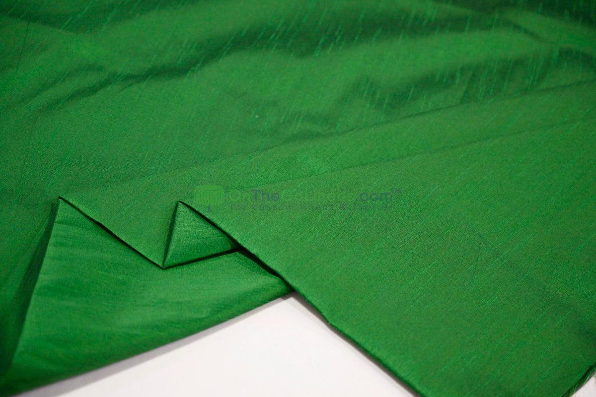 Faux Dupioni Silk Fabric | Imitation Dupioni Silk Fabric by the Yard | 54" Wide | 100% Polyester |
