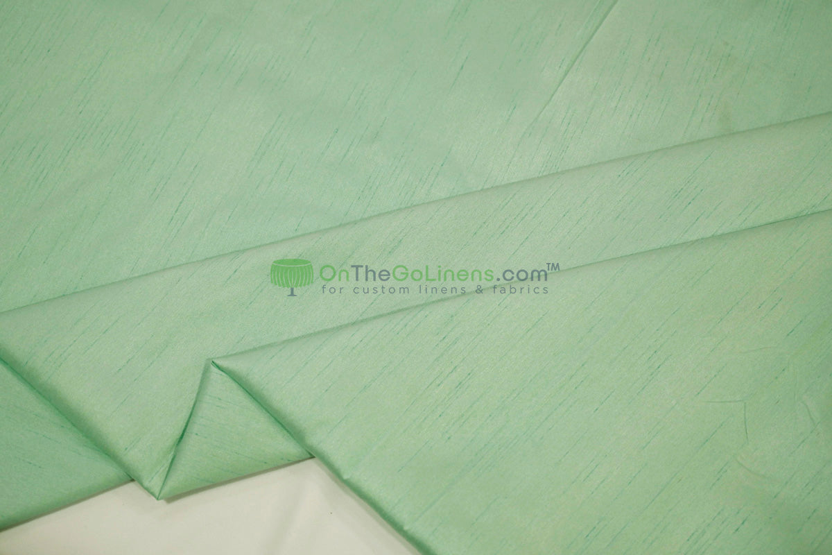 Faux Dupioni Silk Fabric | Imitation Dupioni Silk Fabric by the Yard | 54" Wide | 100% Polyester |