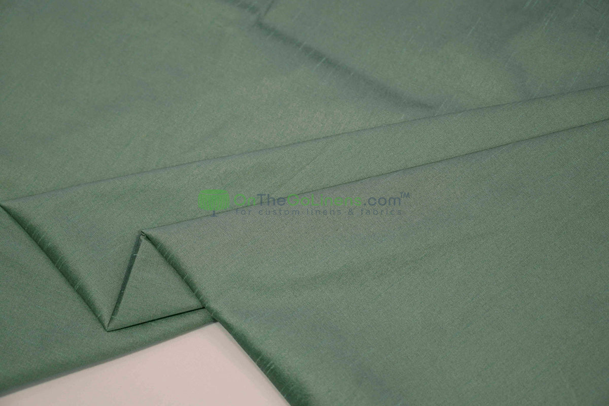 Faux Dupioni Silk Fabric | Imitation Dupioni Silk Fabric by the Yard | 54" Wide | 100% Polyester |
