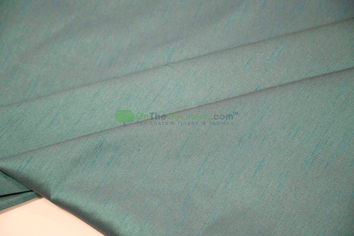 Faux Dupioni Silk Fabric | Imitation Dupioni Silk Fabric by the Yard | 54" Wide | 100% Polyester |
