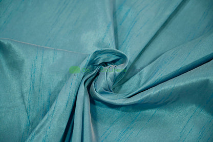 Faux Dupioni Silk Fabric | Imitation Dupioni Silk Fabric by the Yard | 54" Wide | 100% Polyester |