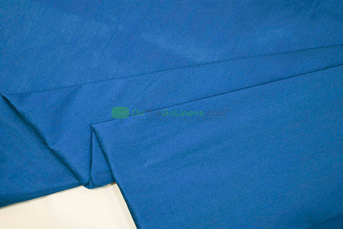 Faux Dupioni Silk Fabric | Imitation Dupioni Silk Fabric by the Yard | 54" Wide | 100% Polyester |
