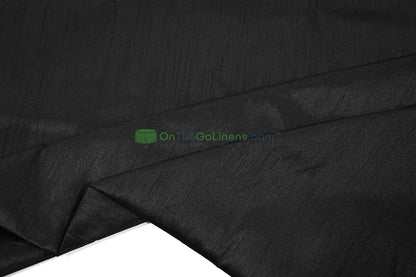Faux Dupioni Silk Fabric | Imitation Dupioni Silk Fabric by the Yard | 54" Wide | 100% Polyester |