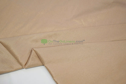 Faux Dupioni Silk Fabric | Imitation Dupioni Silk Fabric by the Yard | 54" Wide | 100% Polyester |