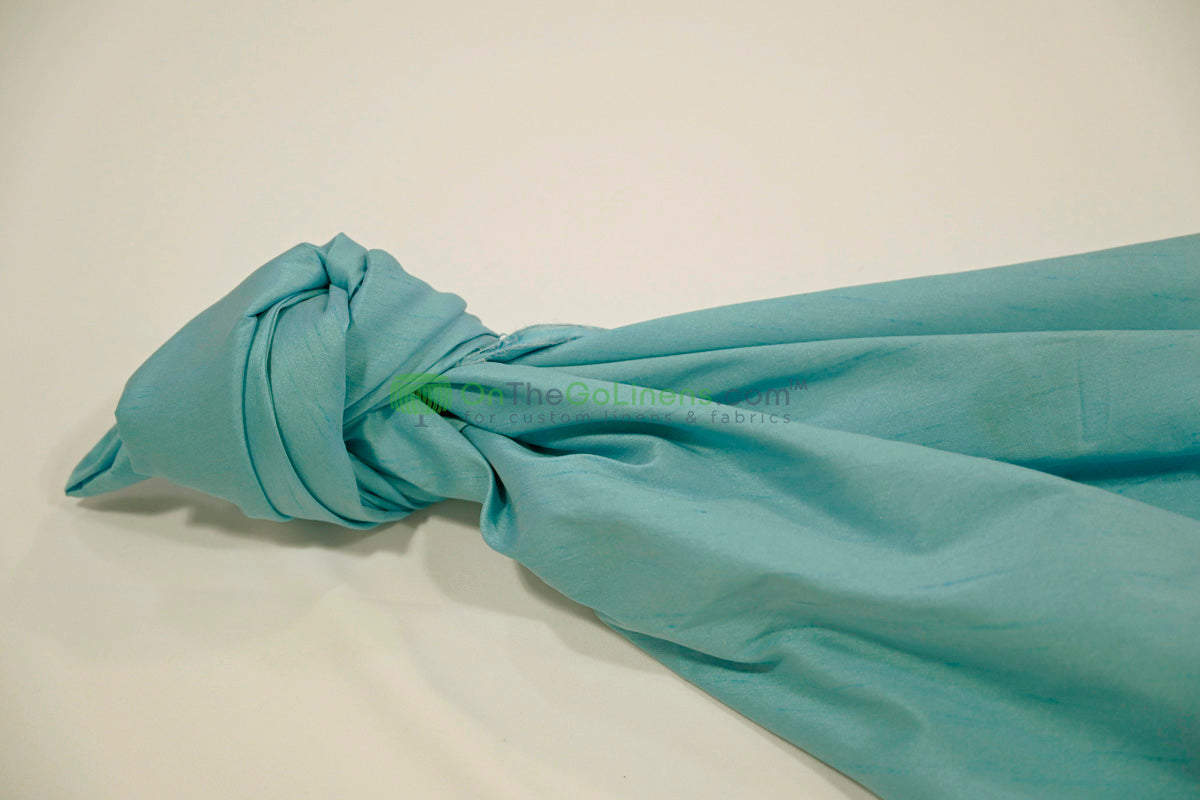 Faux Dupioni Silk Fabric | Imitation Dupioni Silk Fabric by the Yard | 54" Wide | 100% Polyester |