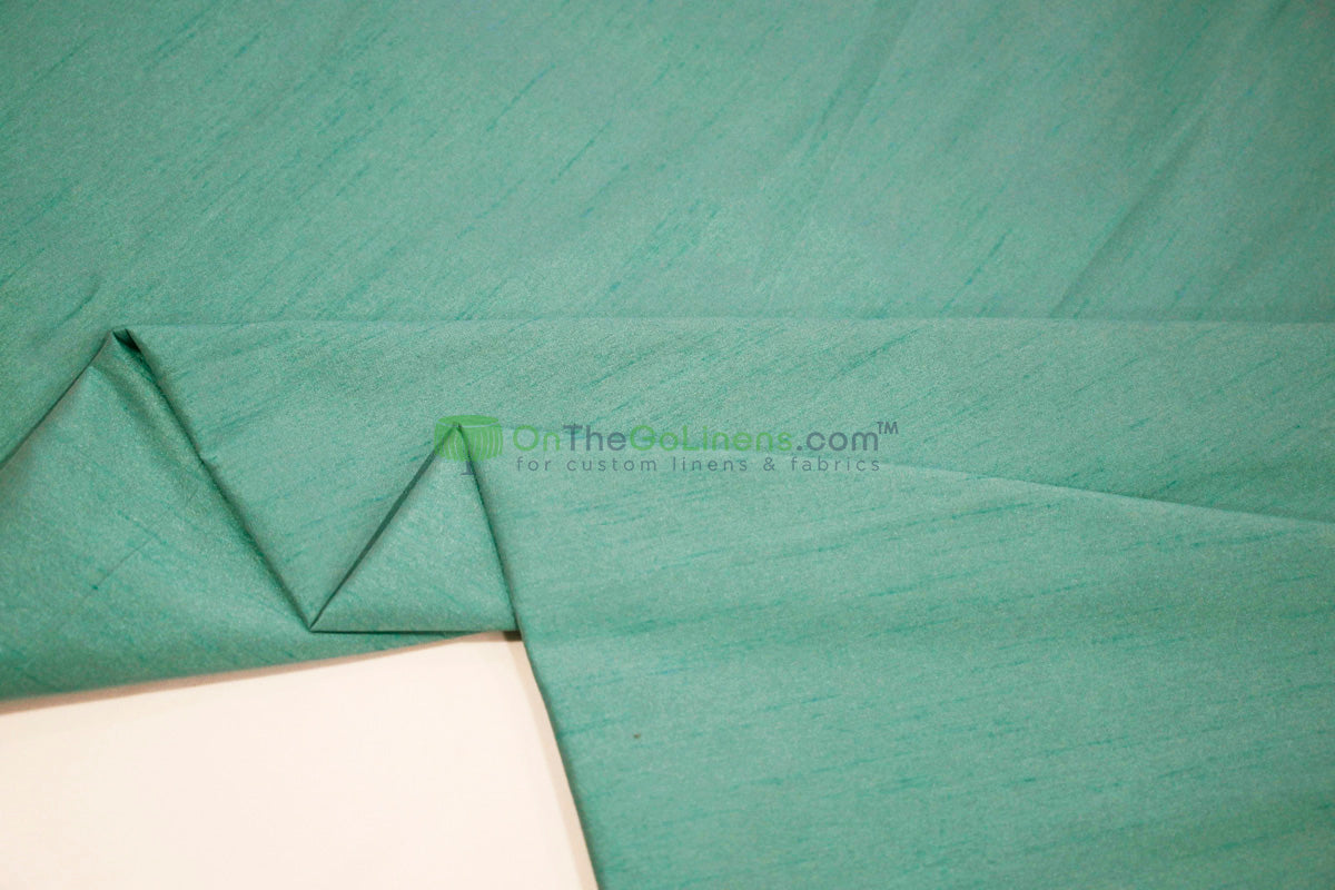 Faux Dupioni Silk Fabric | Imitation Dupioni Silk Fabric by the Yard | 54" Wide | 100% Polyester |
