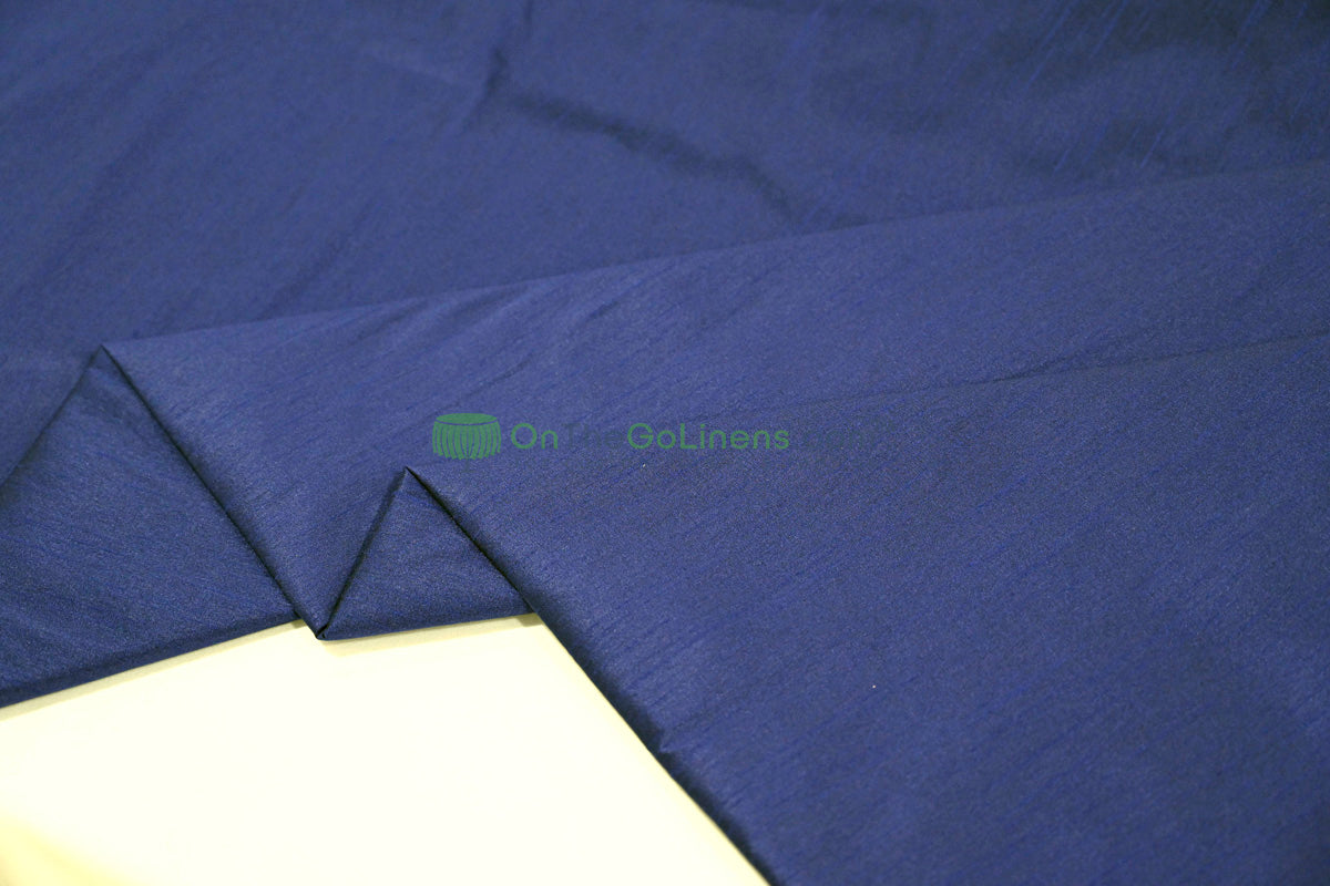 Faux Dupioni Silk Fabric | Imitation Dupioni Silk Fabric by the Yard | 54" Wide | 100% Polyester |