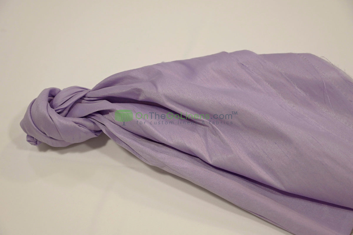 Faux Dupioni Silk Fabric | Imitation Dupioni Silk Fabric by the Yard | 54" Wide | 100% Polyester |