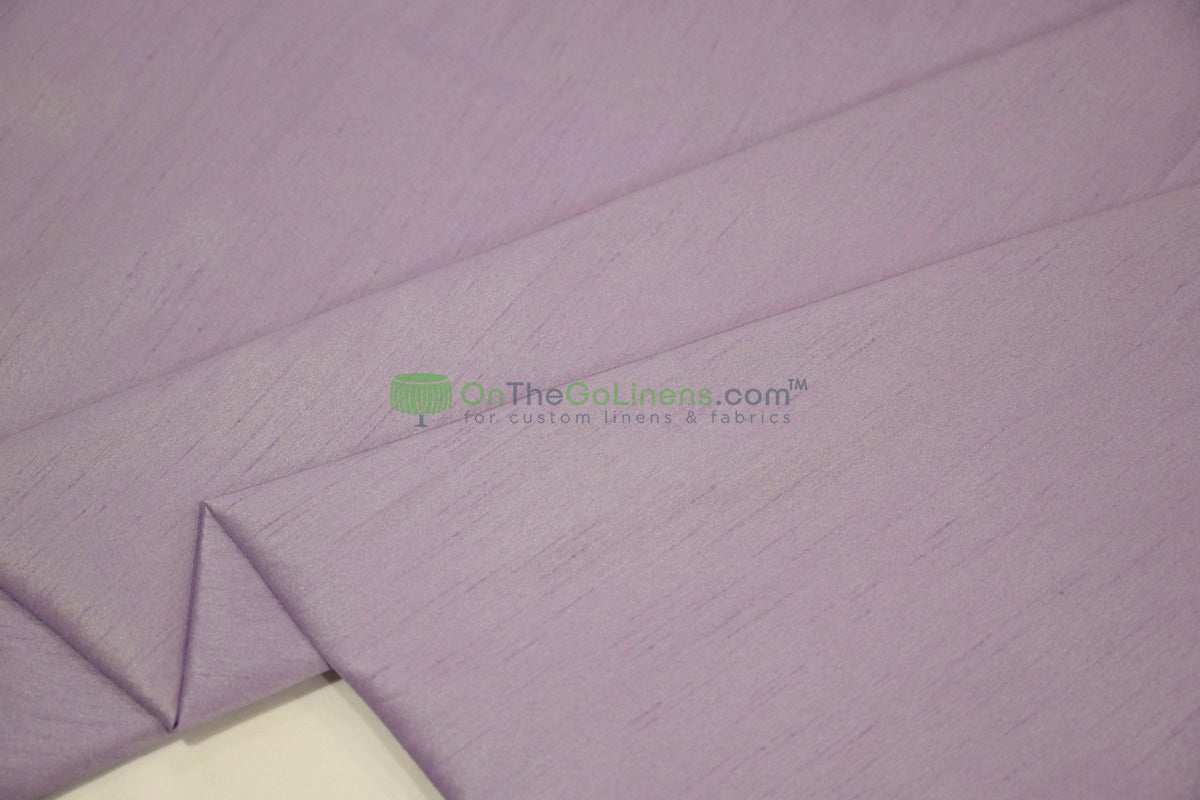 Faux Dupioni Silk Fabric | Imitation Dupioni Silk Fabric by the Yard | 54" Wide | 100% Polyester |