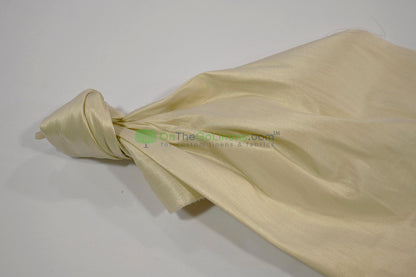 Faux Dupioni Silk Fabric | Imitation Dupioni Silk Fabric by the Yard | 54" Wide | 100% Polyester |