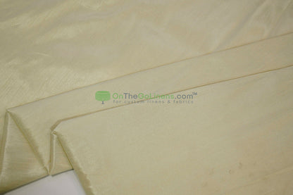 Faux Dupioni Silk Fabric | Imitation Dupioni Silk Fabric by the Yard | 54" Wide | 100% Polyester |
