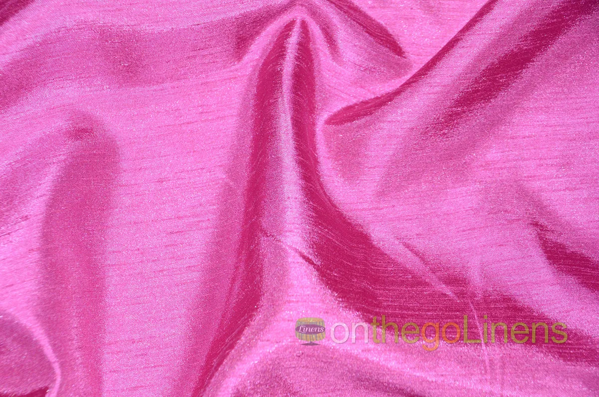 Shantung Satin Fuchsia