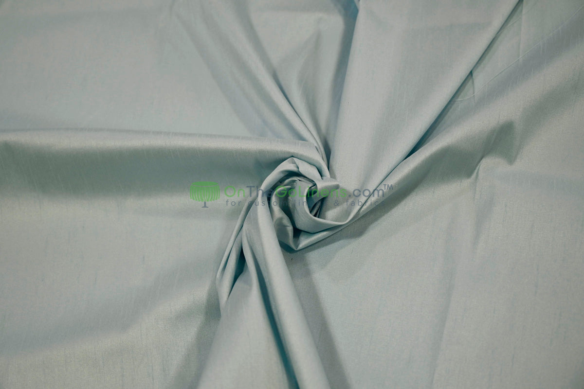 Faux Dupioni Silk Fabric | Imitation Dupioni Silk Fabric by the Yard | 54" Wide | 100% Polyester |