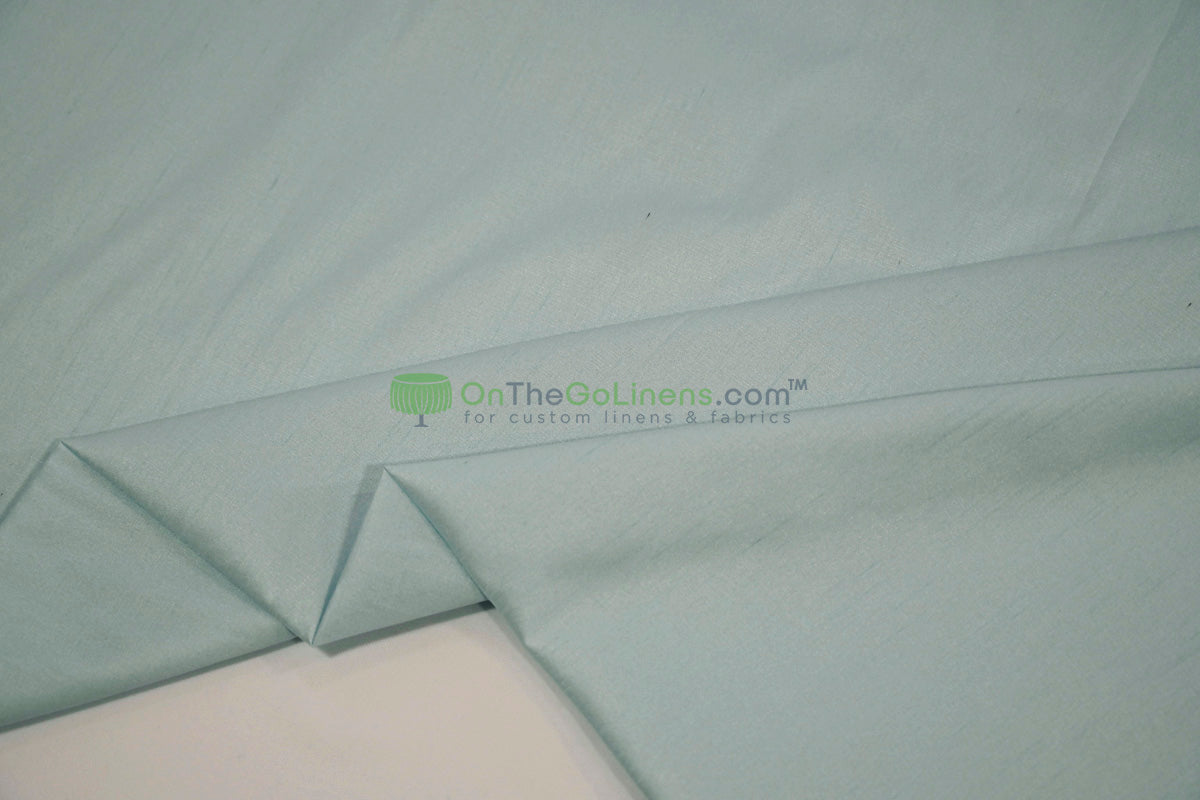 Faux Dupioni Silk Fabric | Imitation Dupioni Silk Fabric by the Yard | 54" Wide | 100% Polyester |
