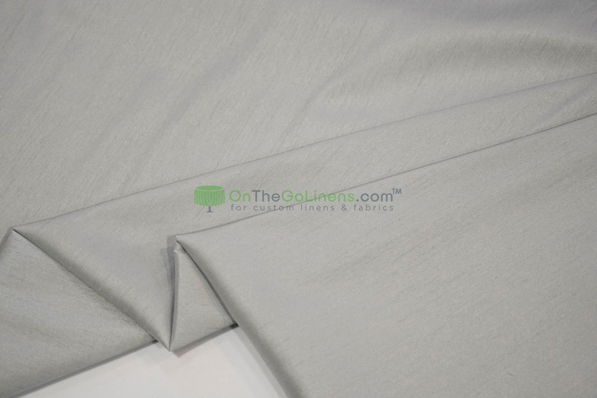 Faux Dupioni Silk Fabric | Imitation Dupioni Silk Fabric by the Yard | 54" Wide | 100% Polyester |