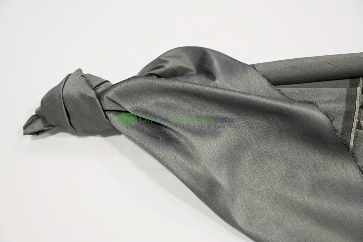 Faux Dupioni Silk Fabric | Imitation Dupioni Silk Fabric by the Yard | 54" Wide | 100% Polyester |