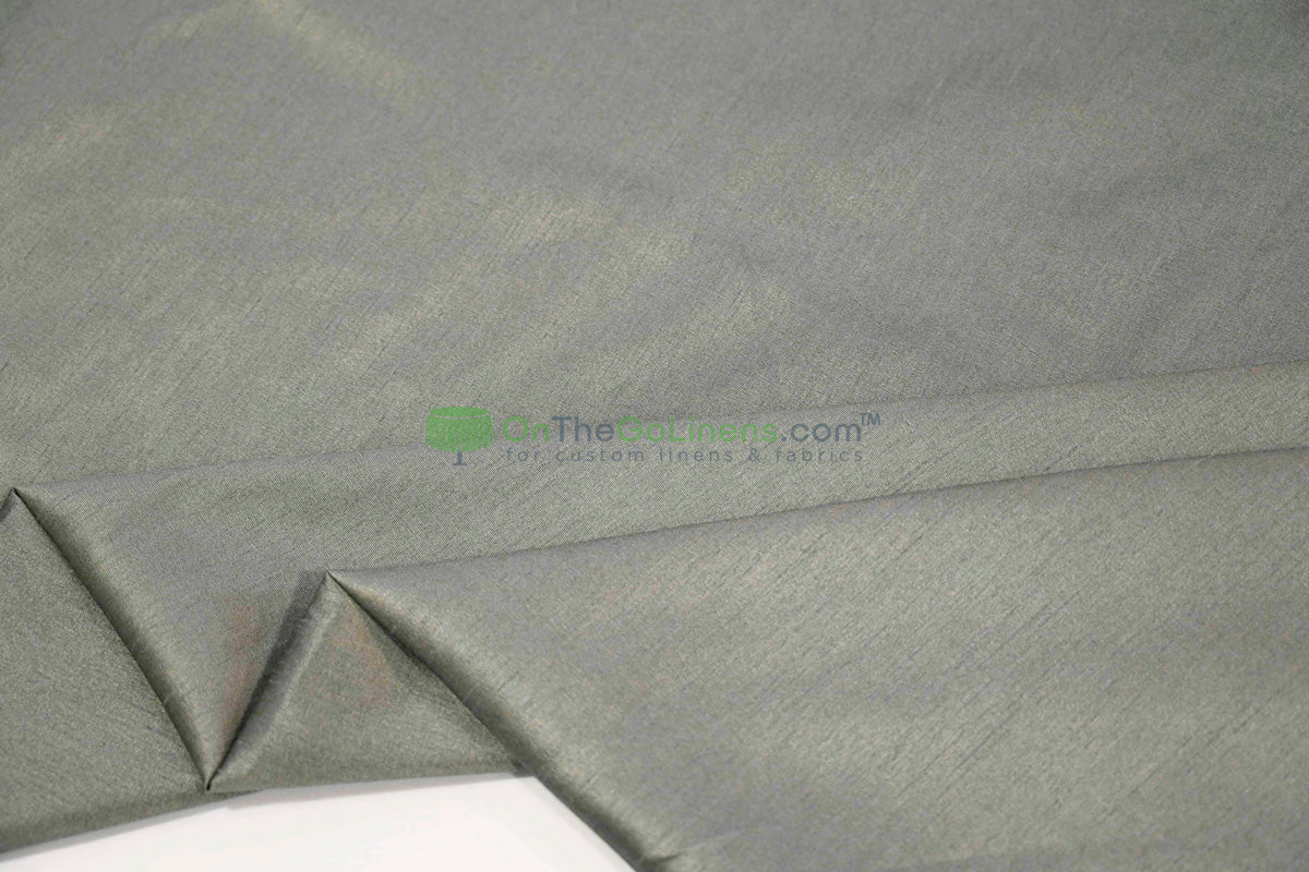 Faux Dupioni Silk Fabric | Imitation Dupioni Silk Fabric by the Yard | 54" Wide | 100% Polyester |