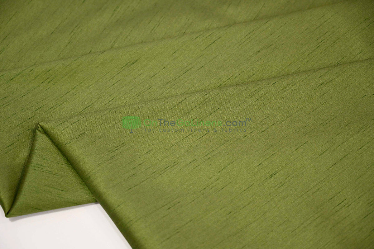 Faux Dupioni Silk Fabric | Imitation Dupioni Silk Fabric by the Yard | 54" Wide | 100% Polyester |