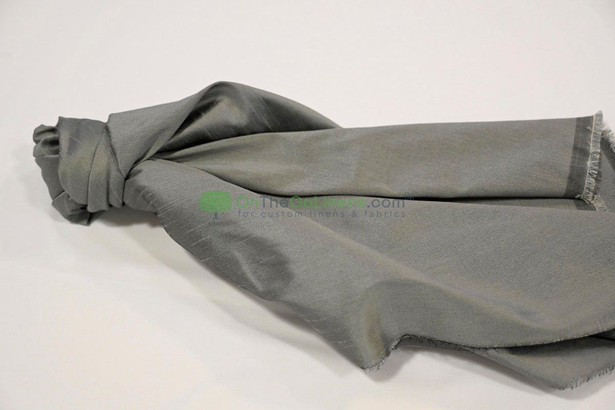 Faux Dupioni Silk Fabric | Imitation Dupioni Silk Fabric by the Yard | 54" Wide | 100% Polyester |