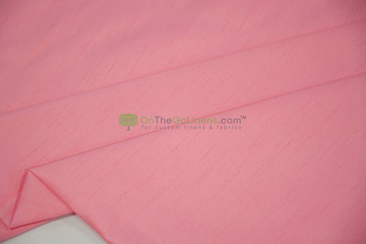 Faux Dupioni Silk Fabric | Imitation Dupioni Silk Fabric by the Yard | 54" Wide | 100% Polyester |