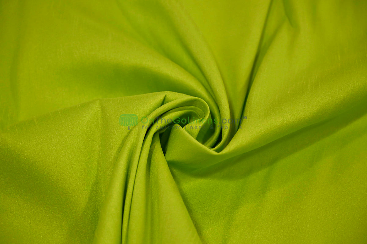Faux Dupioni Silk Fabric | Imitation Dupioni Silk Fabric by the Yard | 54" Wide | 100% Polyester |