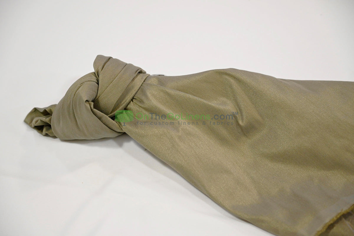 Faux Dupioni Silk Fabric | Imitation Dupioni Silk Fabric by the Yard | 54" Wide | 100% Polyester |