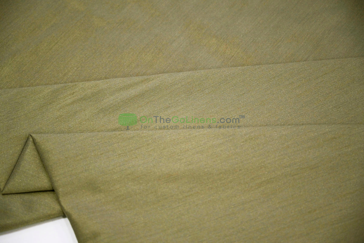 Faux Dupioni Silk Fabric | Imitation Dupioni Silk Fabric by the Yard | 54" Wide | 100% Polyester |