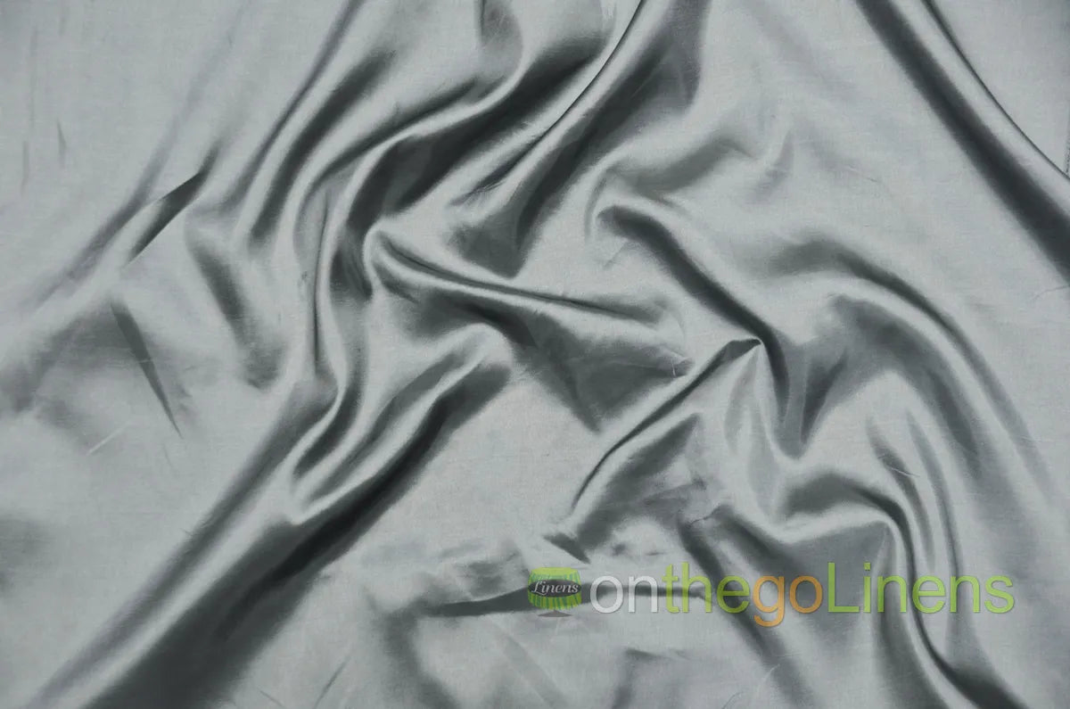 Light Silver Stretch Taffeta
