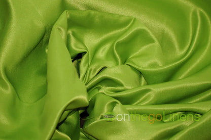 Lamour Satin Fabric by the Yard & Bolt | 100% Polyester Semi Dull Heavy Satin Fabric | 60" Wide | Multiple Colors |