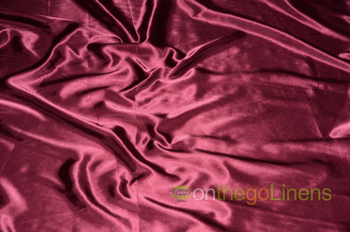 Charmeuse Satin Fabric by the Yard and Wholesale Bolt | IFR Satin Fabric | Silky Soft Satin Fabric |