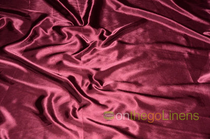 Charmeuse Satin Fabric by the Yard and Wholesale Bolt | IFR Satin Fabric | Silky Soft Satin Fabric |