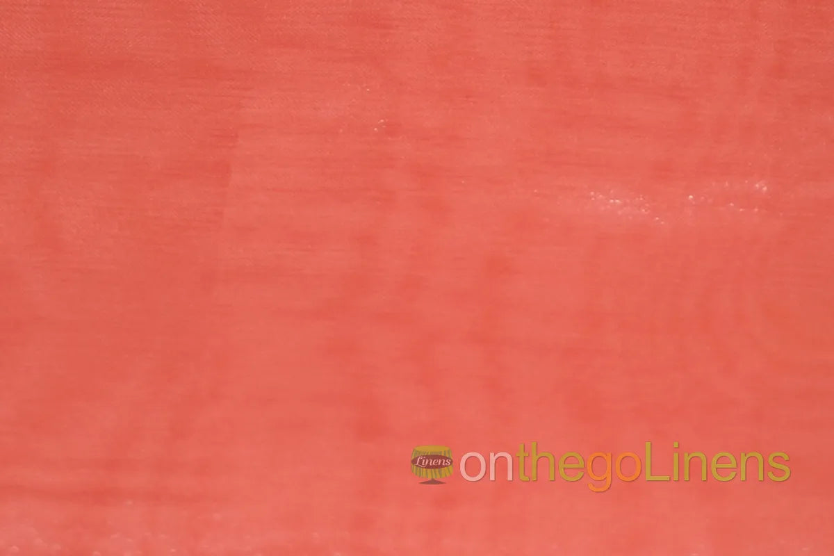 Crystal Organza Coral
