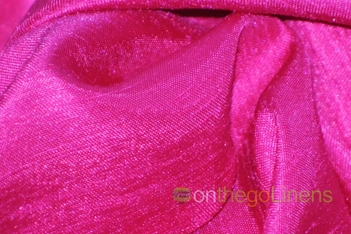Shantung Satin Hot Pink