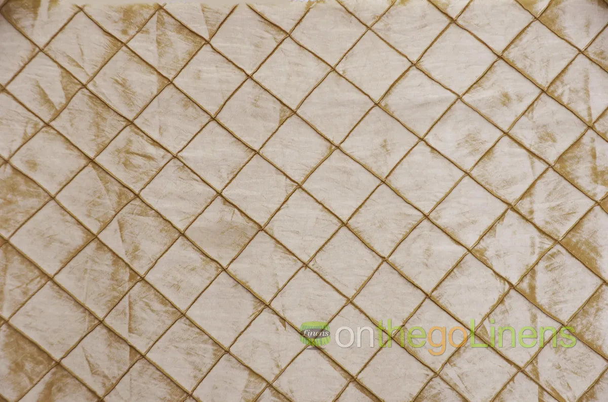 Pintuck 2x2 Champagne