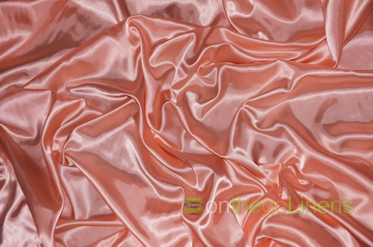 Coral Stretch Charmeuse