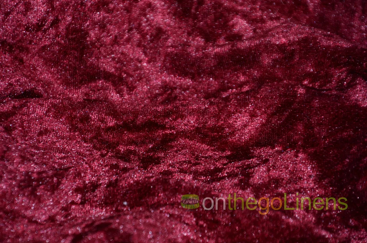 Panne Velvet Burgundy