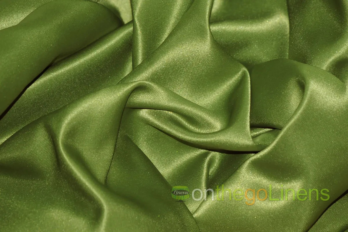 Dark Lime LAmour Satin