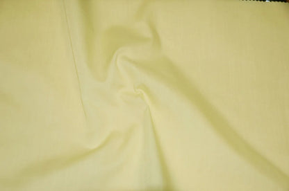 Light Yellow Poly Cotton Broadcloth