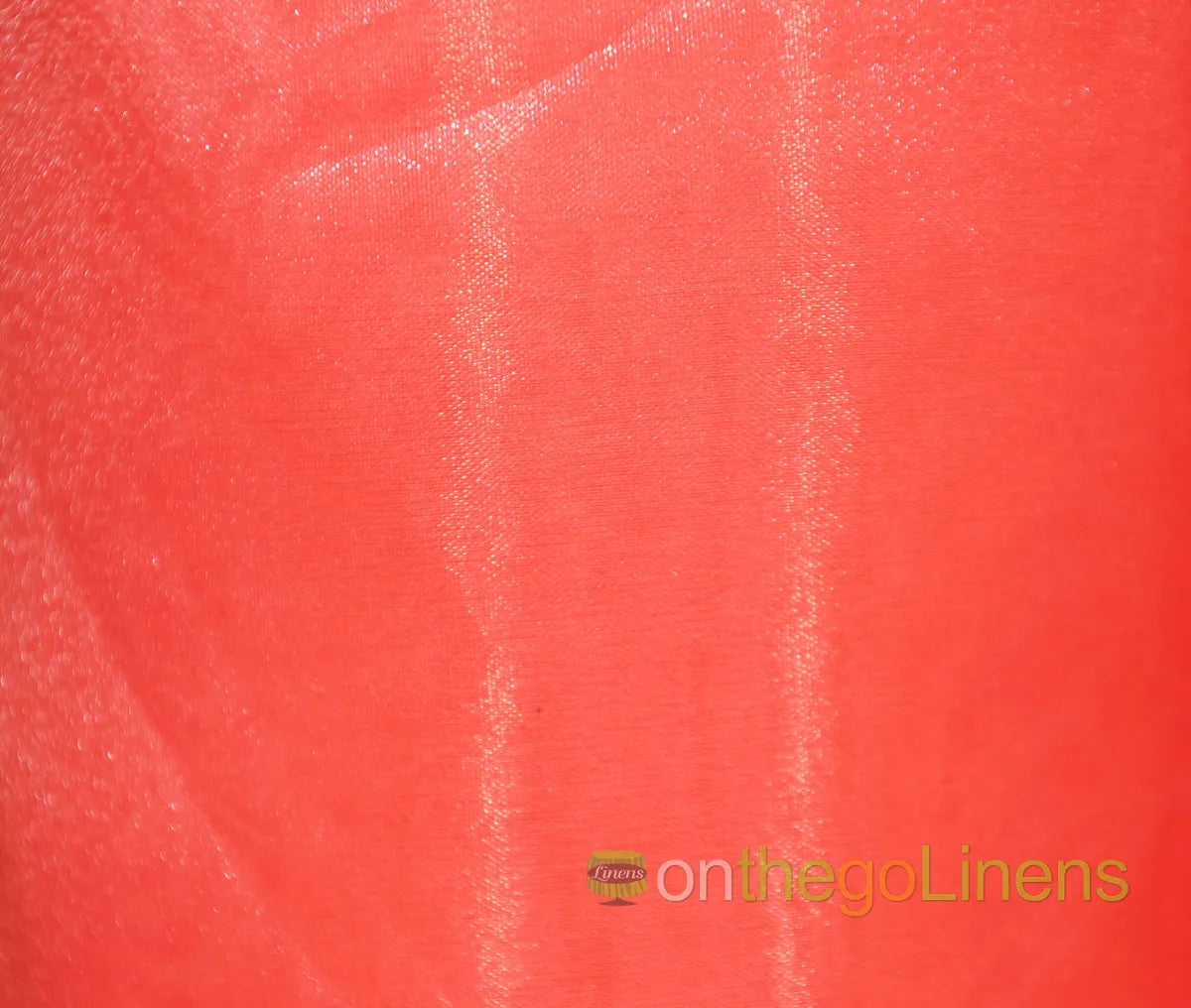 Crystal Organza Dark Coral