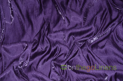 Iridescent Crush Shimmer Fabric by the Yard and Bolt | 54" wide | Galaxy Fabric |