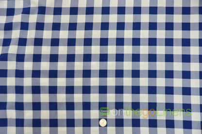 Picnic Checkered Event Drapery Panels | Gingham Fabric Curtains | 100% Polyester | 1x1 |