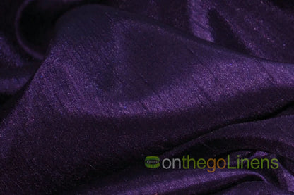 Shantung Satin Dark Purple