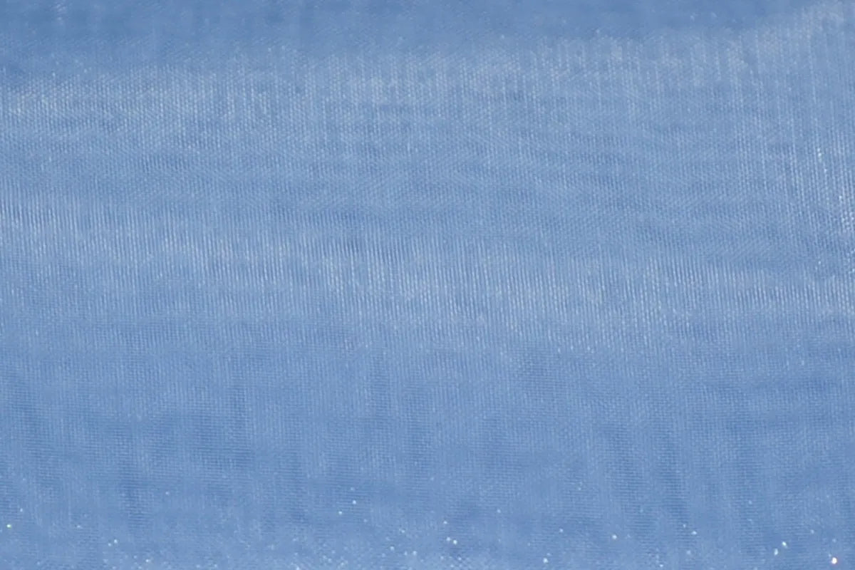 Baby Blue Mirror Organza