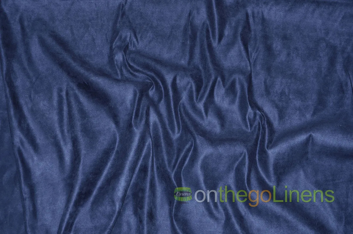 Navy Blue Micro Suede