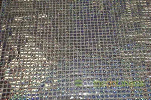 Hologram Quad Sequins Fabrics