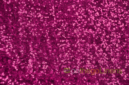 Magenta Glitz Mesh Sequins
