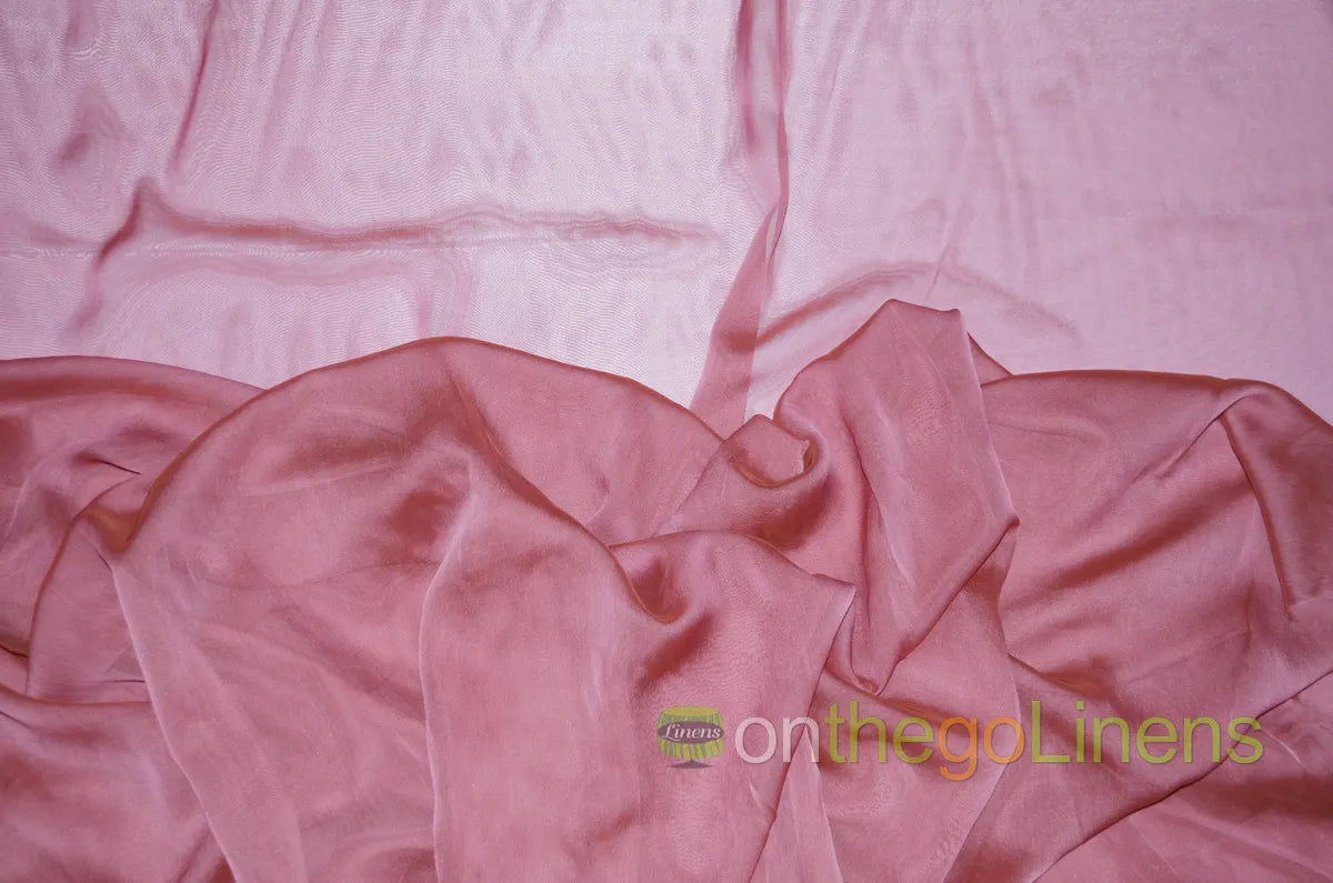 Mauve Two Tone Chiffon