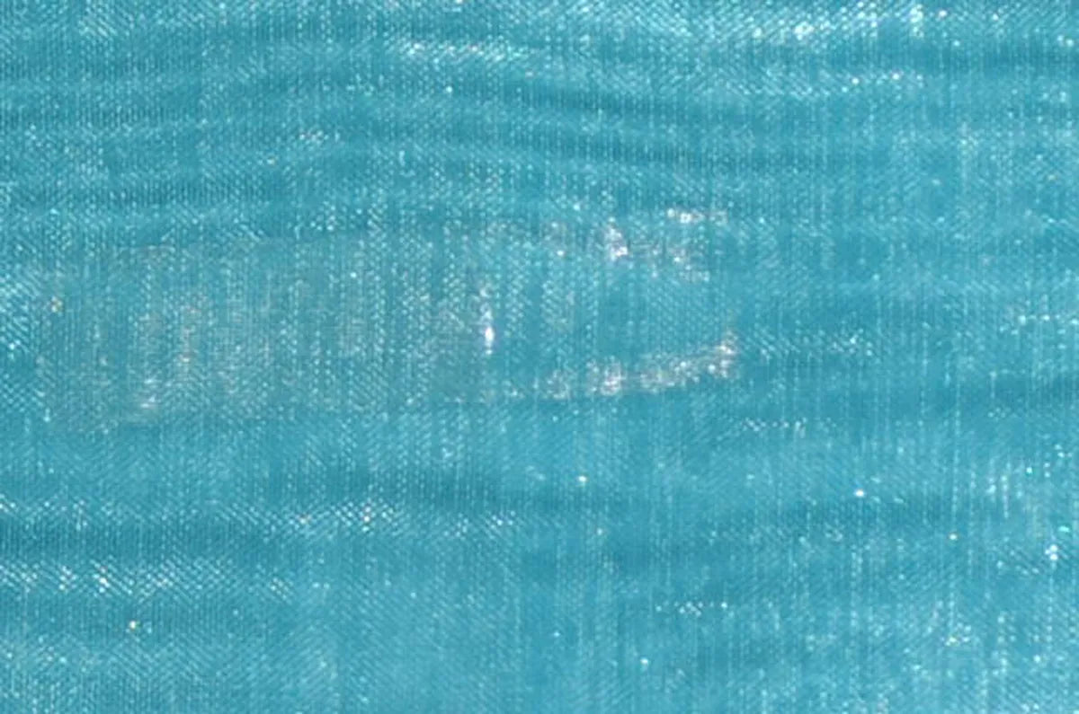 Light Aqua Mirror Organza